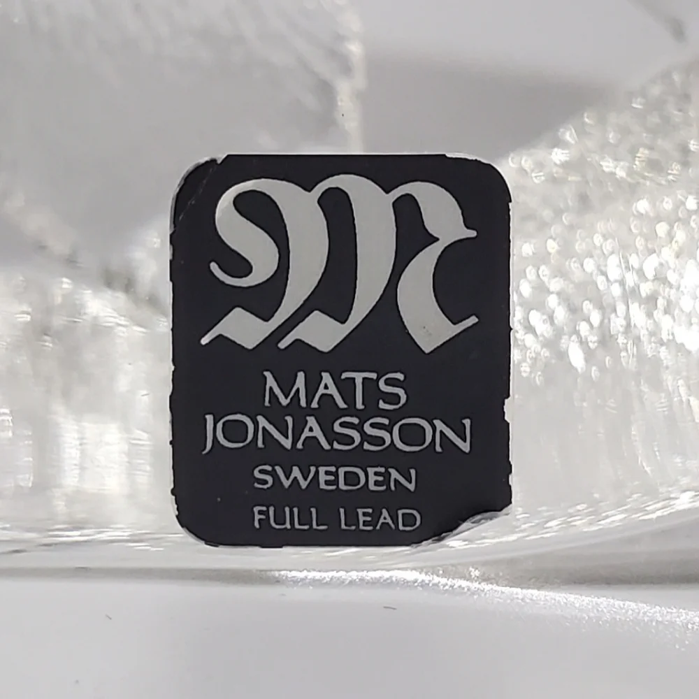 Mats Jonasson Sweden 🇸🇪 Lead Crystal Panda 🐼 4 1/2" Art Glass Signed Numbered - Picture 9 of 16